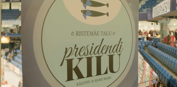 Ristemäe talu, presidendi kilud silt.