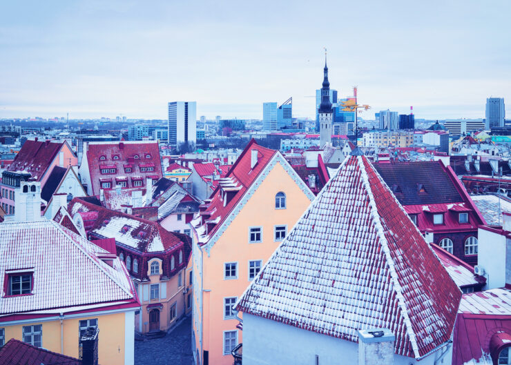 Tallinna vanalinna pilt.
