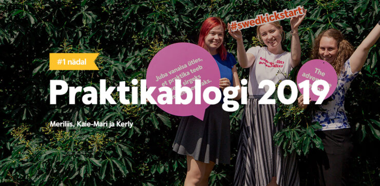 kolm praktikanti, praktikablogi 2019, 1.osa.