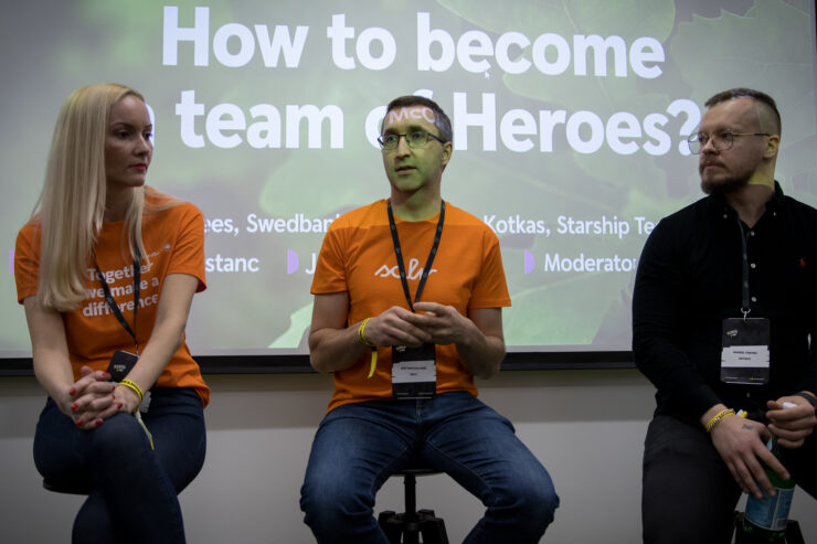 sTARTUp Day, Swedbank, meeskond, meeskonnana