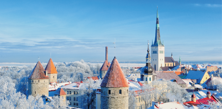 tallinn, talv, vanalinn, eesti