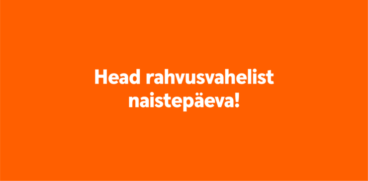 Naistepäeva bänner.