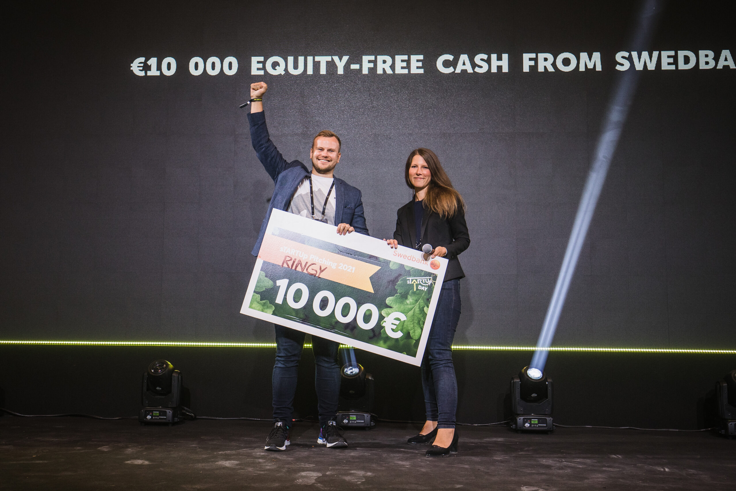 sTARTUp Day Swedbanki auhinna 10 000 eurot võitis Ringy
