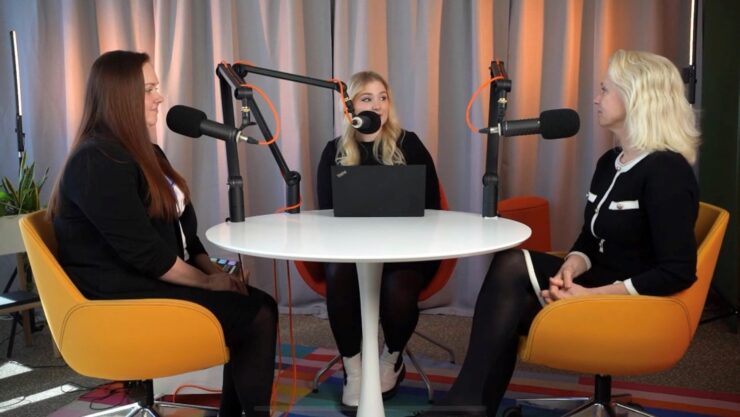 Kickstart programmi podcasti lindistamine, külas Heili Mets