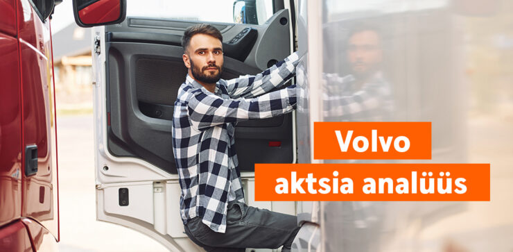 Volvo aktsia analüüs bänner.