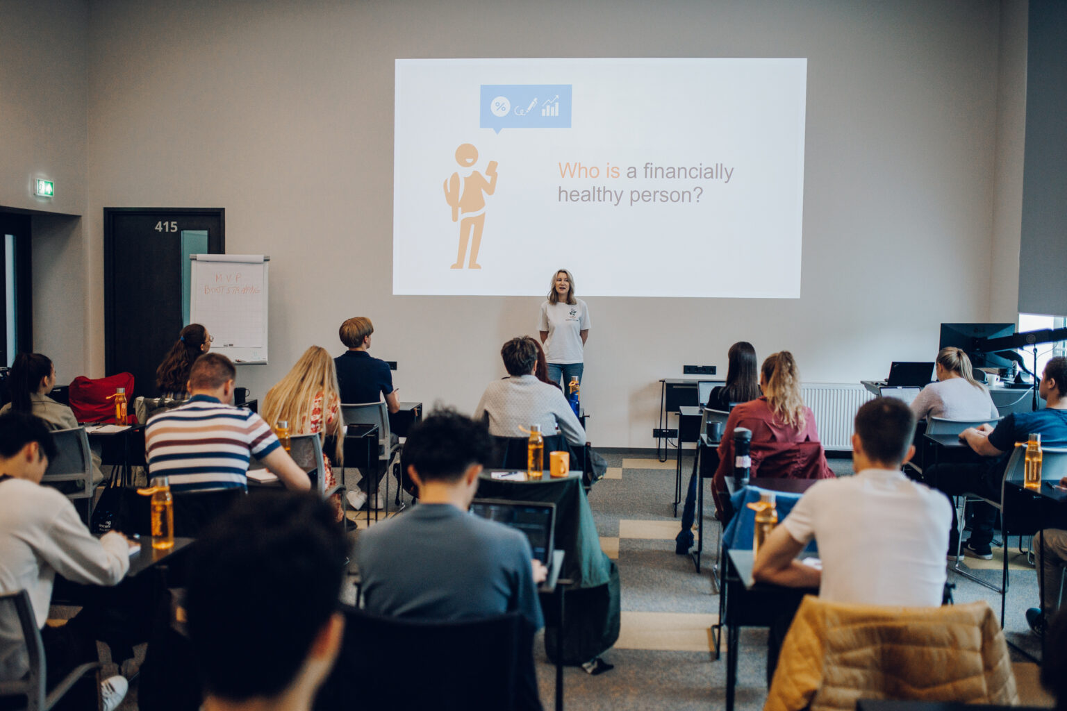 Ksenia Ipolitova seminar teemal „Importance of Financial Education and Healthy Financial Habits”