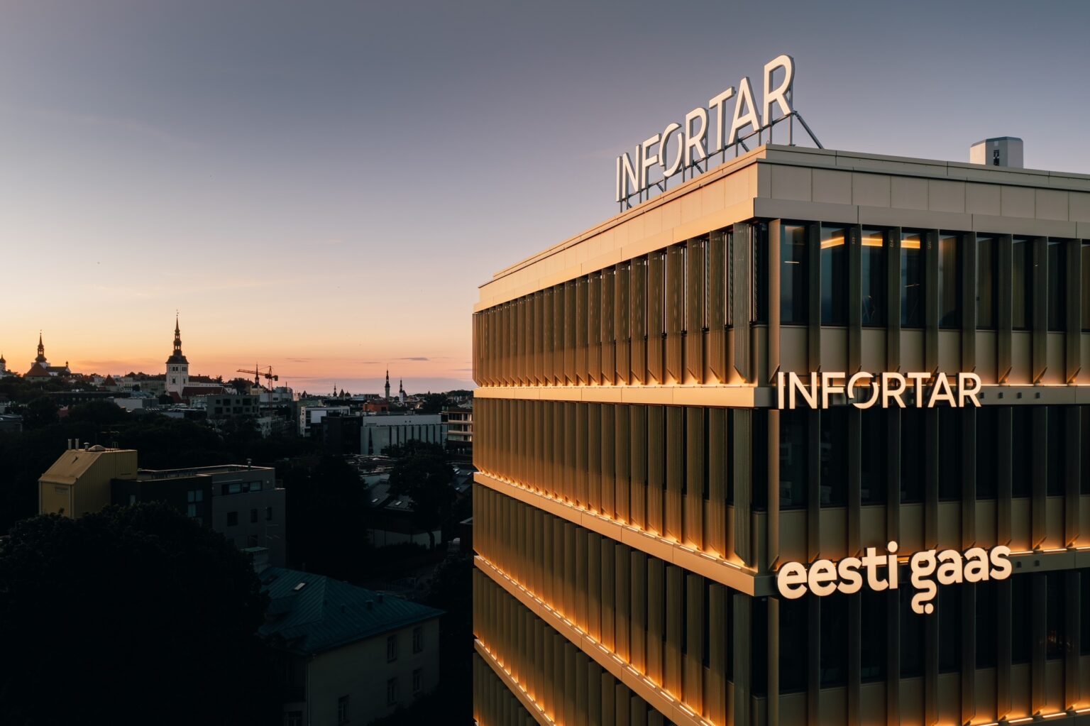 Infortar kontorihoone Tallinnas.