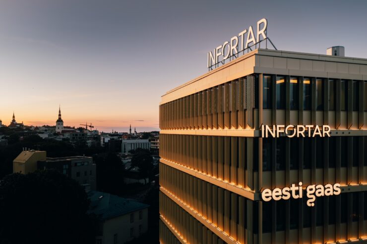 Infortar kontorihoone Tallinnas.