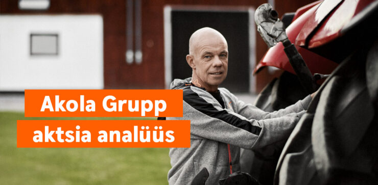 Mees traktori juures