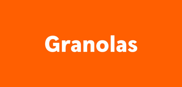 Granolas bänner.