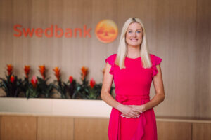 Fotol on Swedbanki kõneisik Mari-Liis Jääger