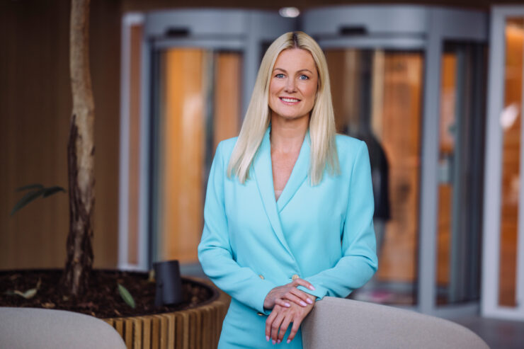 Fotol on Swedbanki kõneisik Mari-Liis Jääger