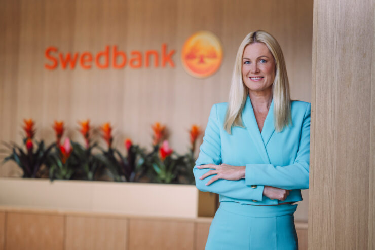 Fotol on Swedbanki kõneisik Mari-Liis Jääger