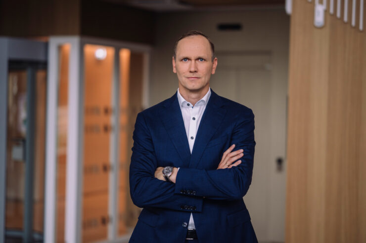 Fotol on Swedbanki kõneisik Olavi Lepp