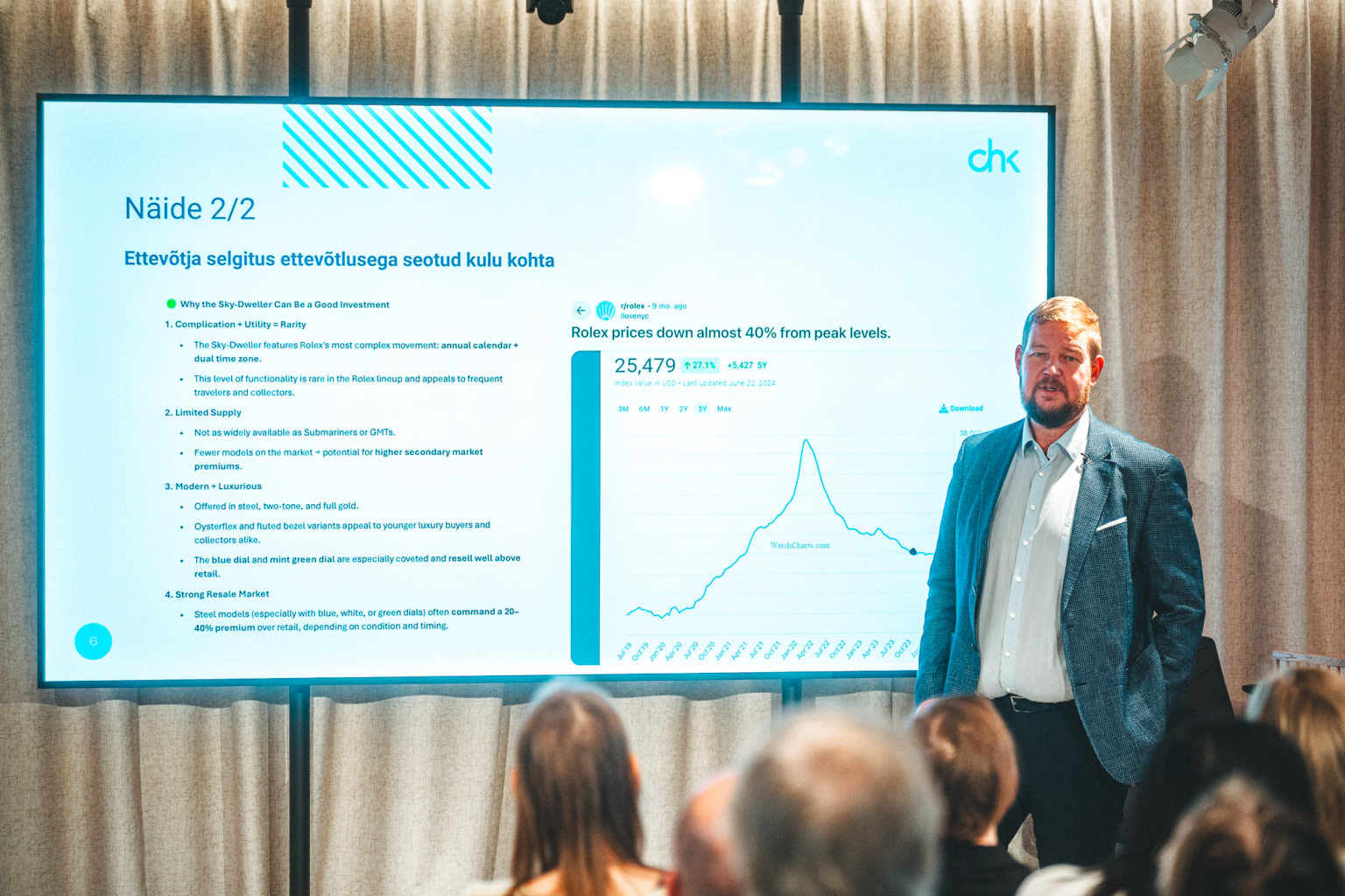 CH Konsultatsioonide asutaja Christer Haim esineb Swedbanki alustavate ettevõtjate kohvihommikul