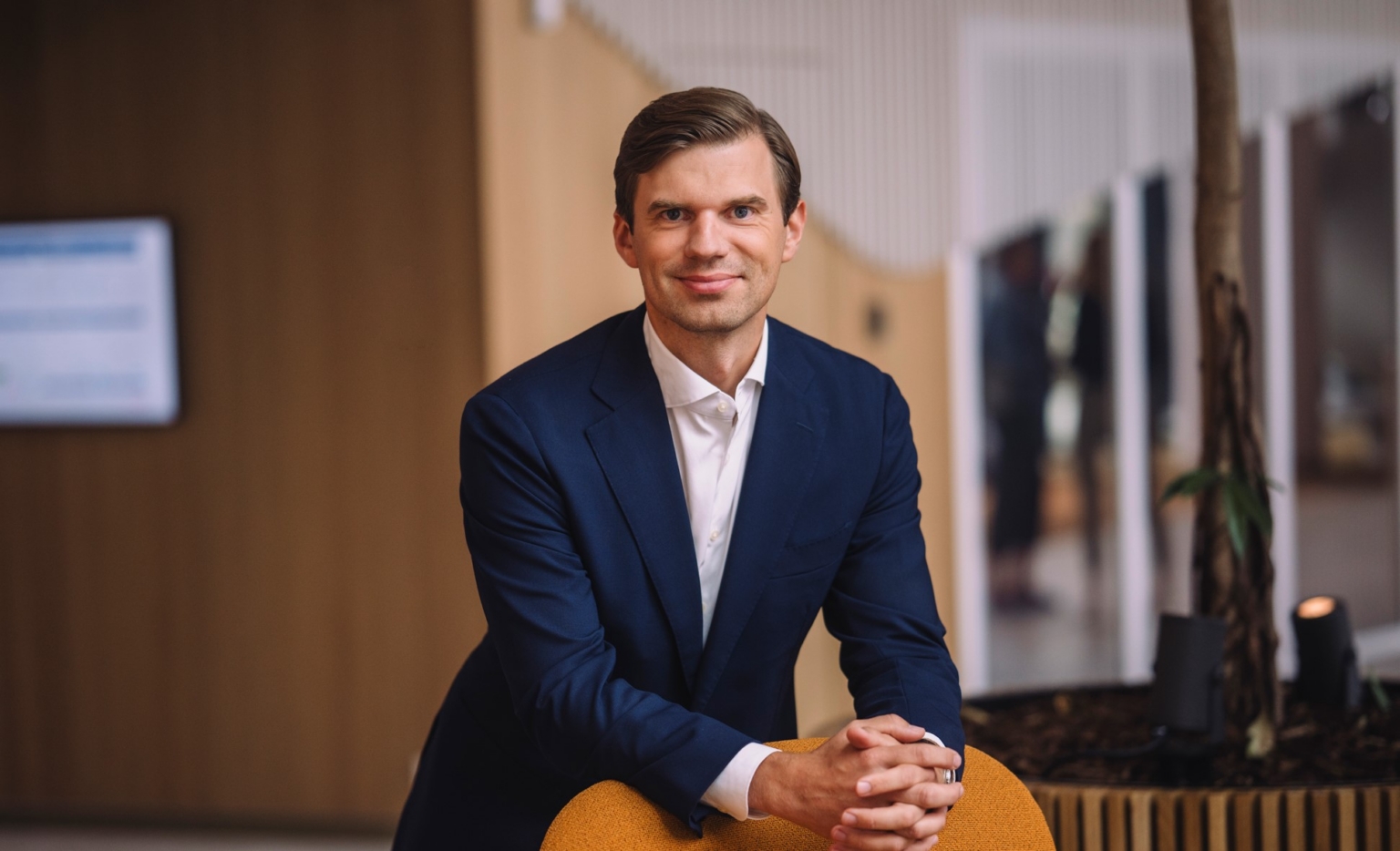 Fotol Swedbanki kõneisik Andres Suimets