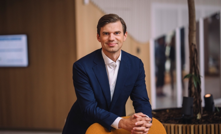 Fotol Swedbanki kõneisik Andres Suimets