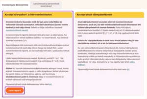 Kuidas koostada Swedbankis investeerimiskonto raportit? õpetus.