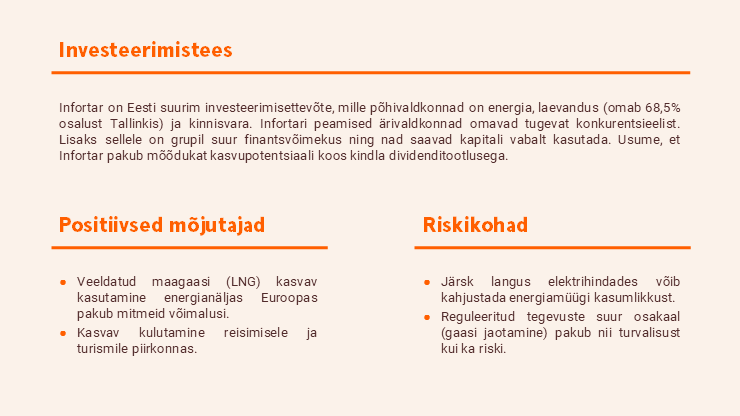 Infortar 2025 IV kvartali investeerimistees