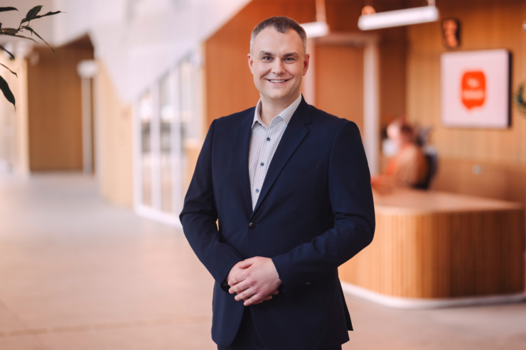 Fotol Swedbanki kõneisik Karel Hanni