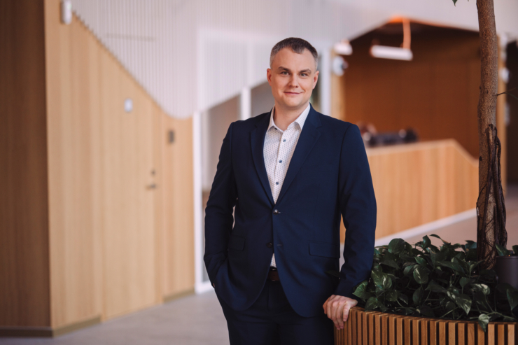 Fotol Swedbanki kõneisik Karel Hanni