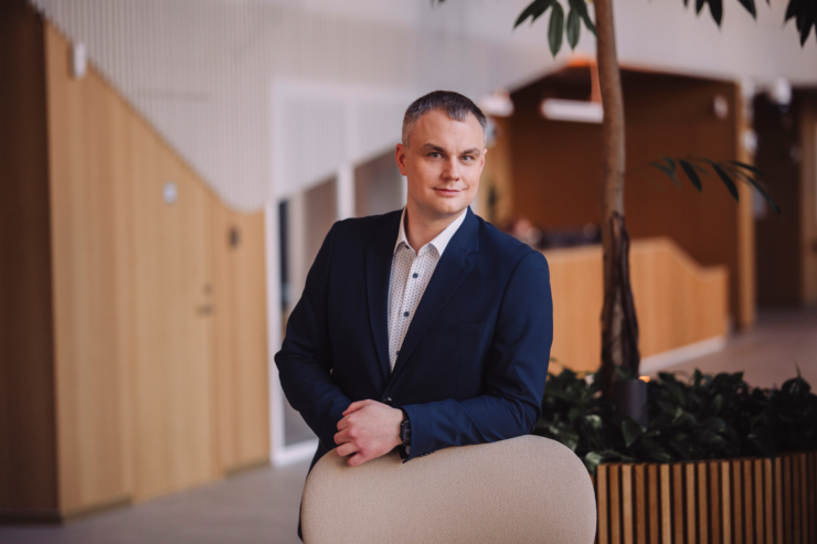 Fotol Swedbanki kõneisik Karel Hanni